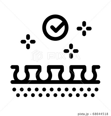well epilated skin icon vector outline illustration well epilated skin icon vector outline illustration 68644518