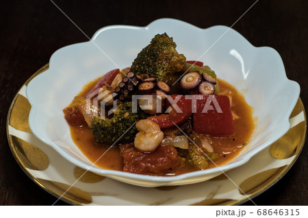 タコのトマト煮 タコのトマト煮 68646315
