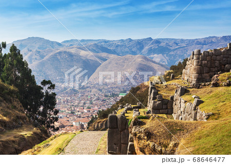 ruins of ancient Inca stronghold 68646477