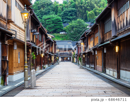 金沢 ひがし茶屋街 朝景 金沢 ひがし茶屋街 朝景 68646711
