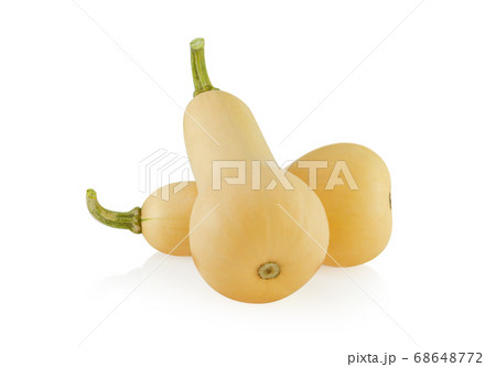 Closeup green bottle gourd or calabash gourd on 68648772