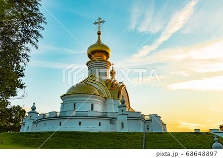 Khabarovsk, Russia - August 27, 2018: Church of St. Seraphim of Sarov Khabarovsk, Russia - August 27, 2018: Church of St. Seraphim of Sarov 68648897