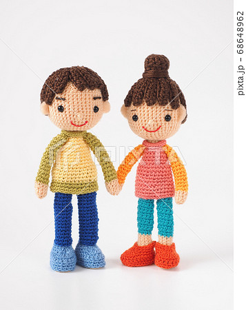 あみぐるみ人形　ファミリー 68648962