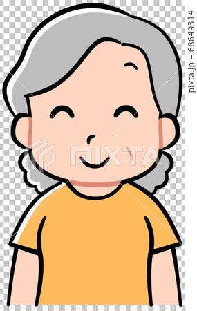 有微笑的一名微笑的婦女 68649314