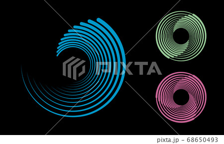 abstract background with lines. halftone design in 68650493