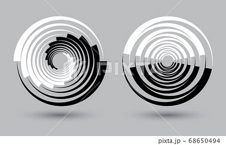 abstract background with lines. halftone design in 68650494