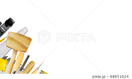 Composition 3d of set tools of joinery, carpentry Composition 3d of set tools of joinery, carpentry 68651024