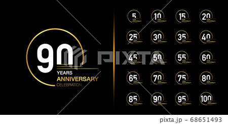Golden anniversary celebration emblem design 68651493