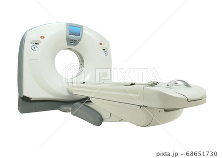 CT scanner isolated on white background 68651730