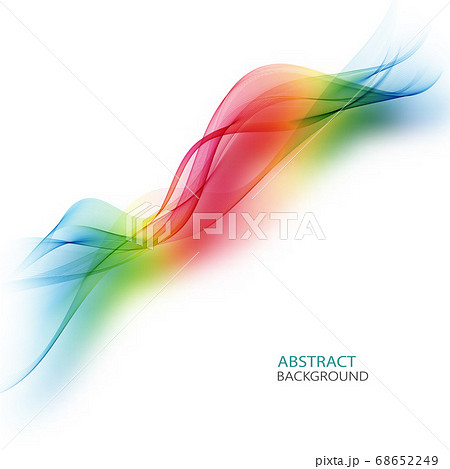 abstract colorful rainbow wave background vector illustration 68652249