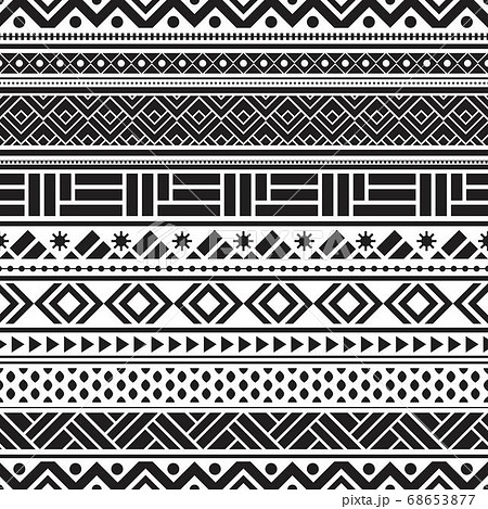 Tribal seamless pattern geometric seamless 68653877