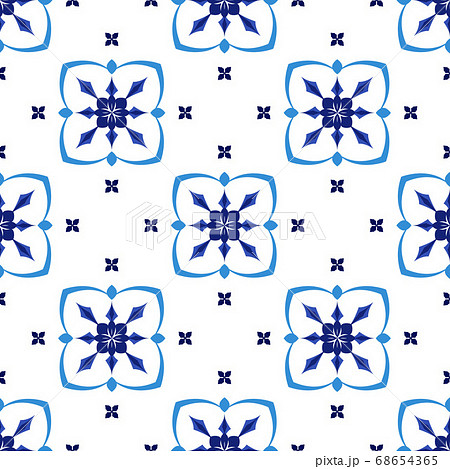 Azulejos portuguese traditional ornamental tile 68654365