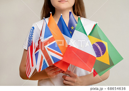 world community global organization woman flags 68654636