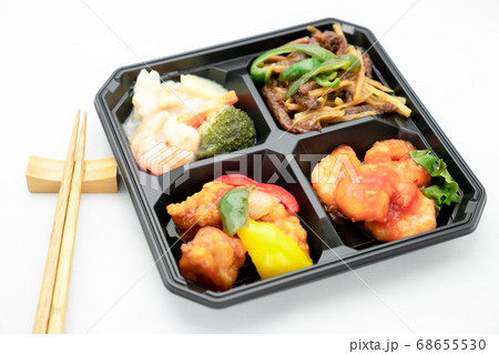 4種の中華弁当 68655530