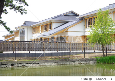 萩市の木造小学校の景色 萩市の木造小学校の景色 68659113