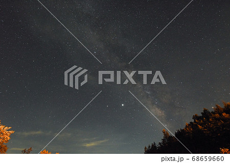 夏の大三角と天の川 夏の大三角と天の川 68659660