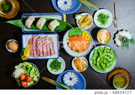 Sushi Japanese Food Style. Sushi Japanese Food Style. 68659727