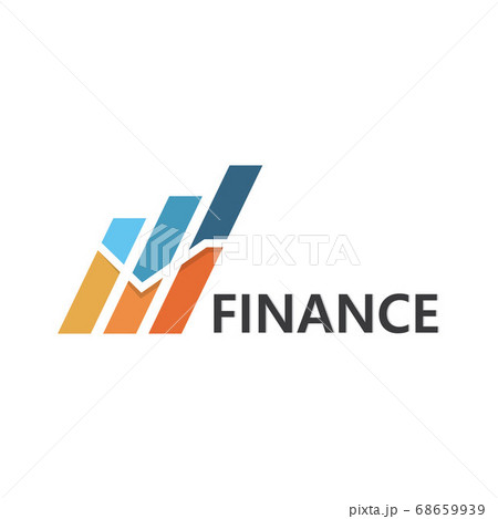 Business finance logo vector template image 68659939
