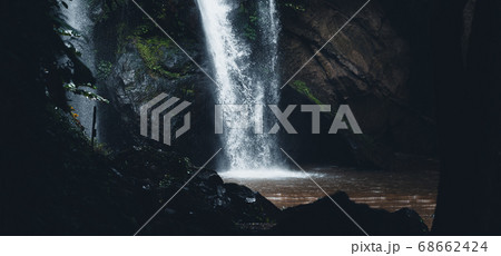 Waterfall in the forest ,Waterfall in nature 68662424