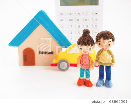 あみぐるみ人形 住まいと車 あみぐるみ人形 住まいと車 68662501