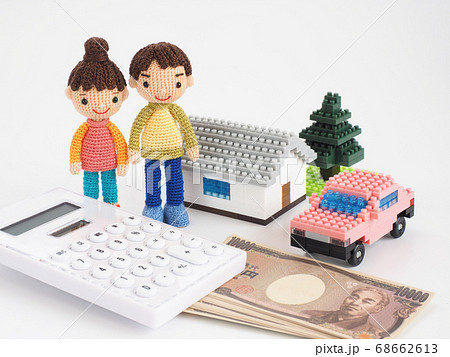 あみぐるみ人形 住まいと車 あみぐるみ人形 住まいと車 68662613