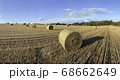Harvest. Haystacks in the fields. 68662649