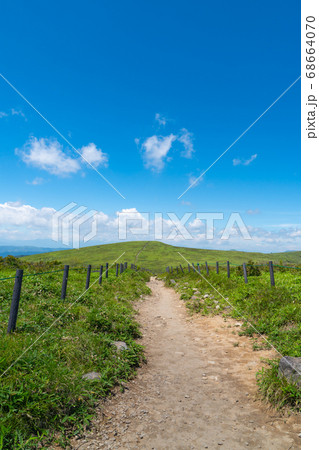 車山乗越から蝶々深山への登山道(霧ヶ峰・車山) 車山乗越から蝶々深山への登山道(霧ヶ峰・車山) 68664070