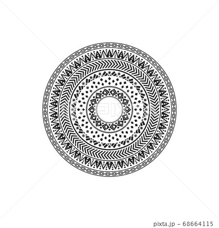Circular pattern in form of mandala illustration 68664115