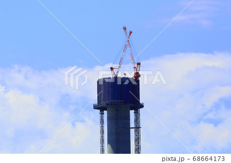 夏空の煙突 68664173