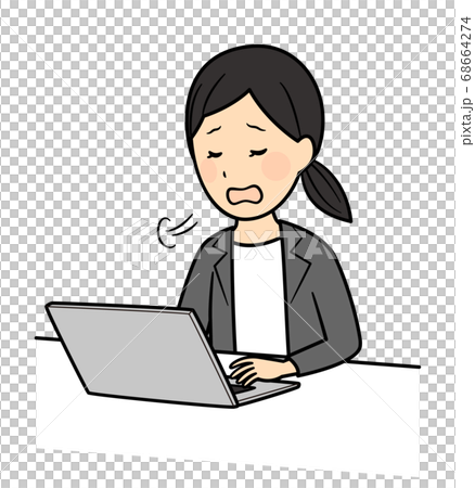 Women who are in trouble at work Women who are in trouble at work 68664274