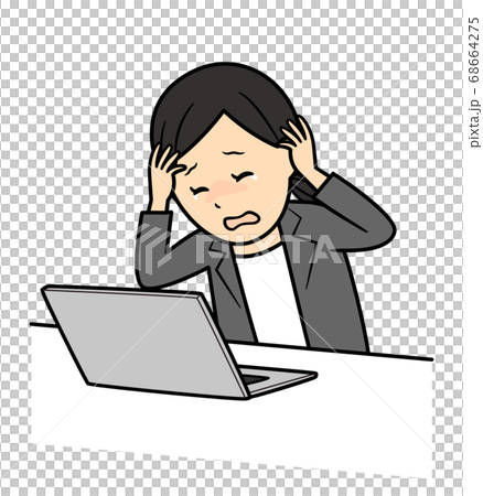 Women who are in trouble at work Women who are in trouble at work 68664275