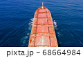 Large general cargo ship, Top down aerial. 68664984