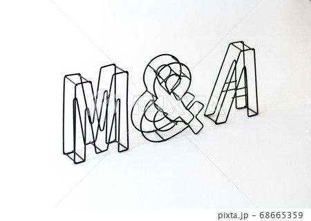 M&Aワイヤー文字 68665359