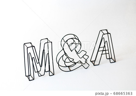 M&Aワイヤー文字 68665363