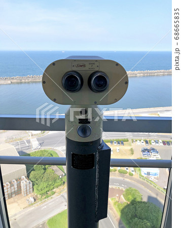 千葉県 犬吠埼ポートタワー コイン式双眼鏡 68665835