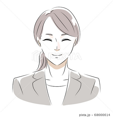 スーツの女性 笑顔 スーツの女性 笑顔 68666614