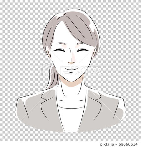 Suit lady smile 68666614