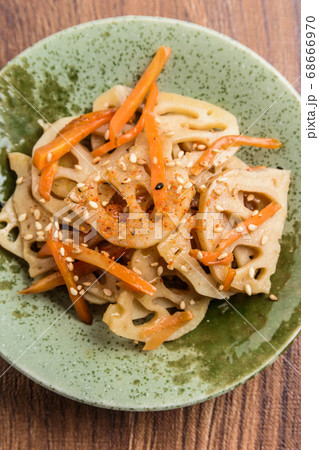 レンコンのきんぴら 68666970