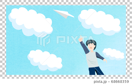 紙飛行機 68668359