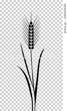 麦イラストのイラスト素材