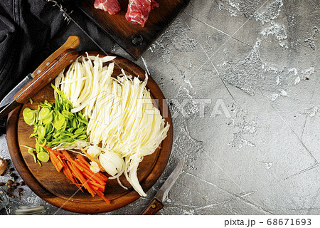 ingredients for borscht 68671693