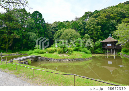根来寺　聖天池　聖天堂 68672339
