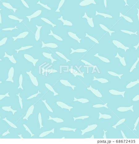 Light palette seamless pattern with sea school 68672435