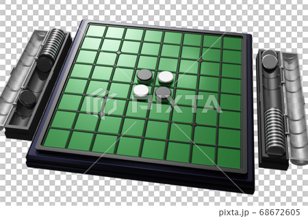 オセロ(リバーシ)CGの透過素材 68672605