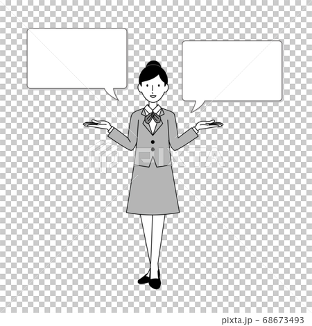Guidance Female_2_Fukidashi B Monochrome Guidance Female_2_Fukidashi B Monochrome 68673493