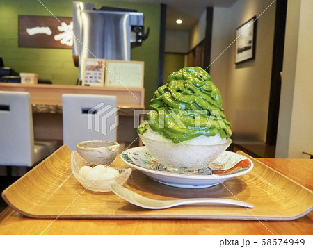 ひんやり爽快！抹茶のかき氷 68674949