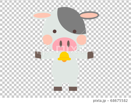 牛のキャラクター 牛のキャラクター 68675582