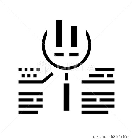 chart research glyph icon vector illustration chart research glyph icon vector illustration 68675652