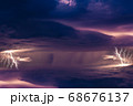 Thunderstorms are massive clouds with thunder and 68676137