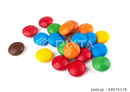 candies on white candies on white 68676178